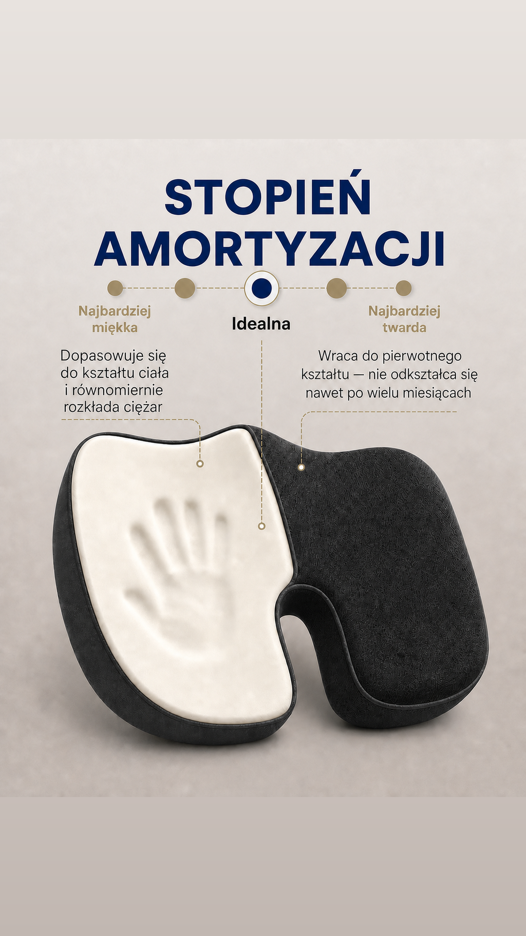 SitCare Ortopedyczna Poduszka Odciążająca do Siedzenia