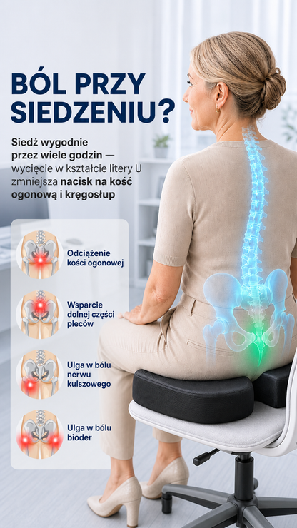SitCare Ortopedyczna Poduszka Odciążająca do Siedzenia
